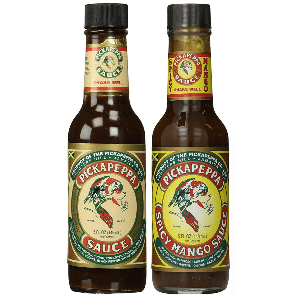 Pickapeppa Sauce Variety 2 Pack (1) Jamaican Original (1) Spicy Mango - 5 oz (Pack of 2)
