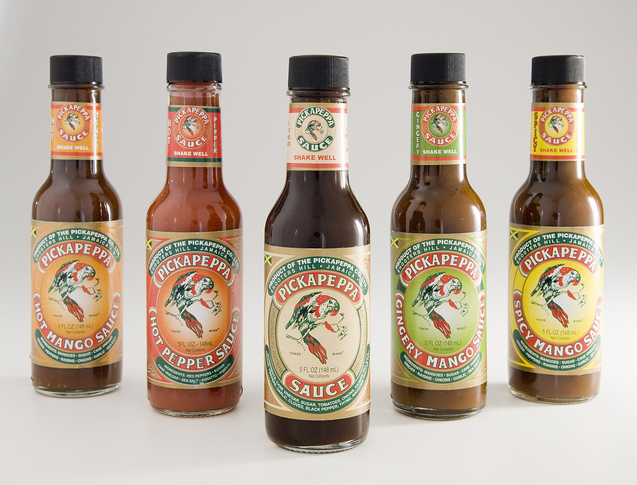 The Pickapeppa sauce family